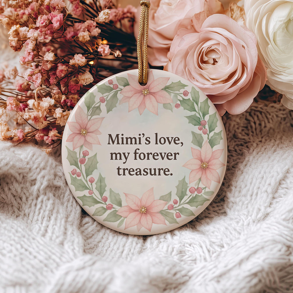 Mimi Christmas Ornament Gift – Holiday Keepsake with Quote - photo 2