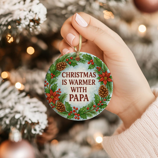 Papa Gifts for Papa Christmas Gift, Papa Ornament, Papa Christmas Keepsake, Papa Gift Ideas, Christmas Gift From Grandkids, Gift For Grandpa