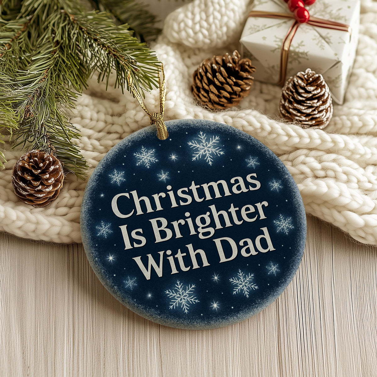 Dad Christmas Ornament – Meaningful Keepsake Tree Decoration
