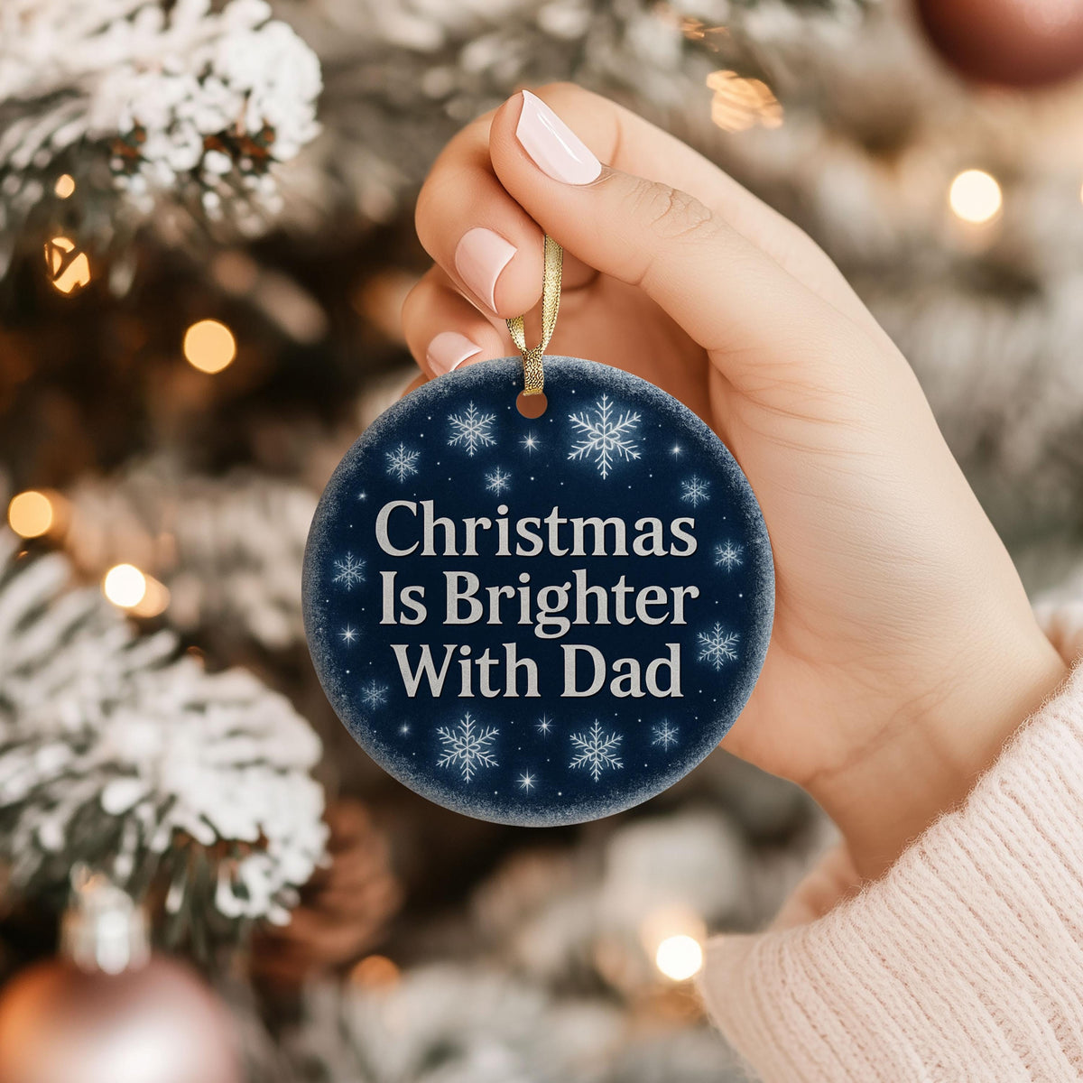 Dad Christmas Ornament – Meaningful Keepsake Tree Decoration