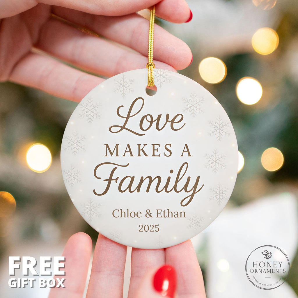 Personalized Newlywed Christmas Ornament - photo 2