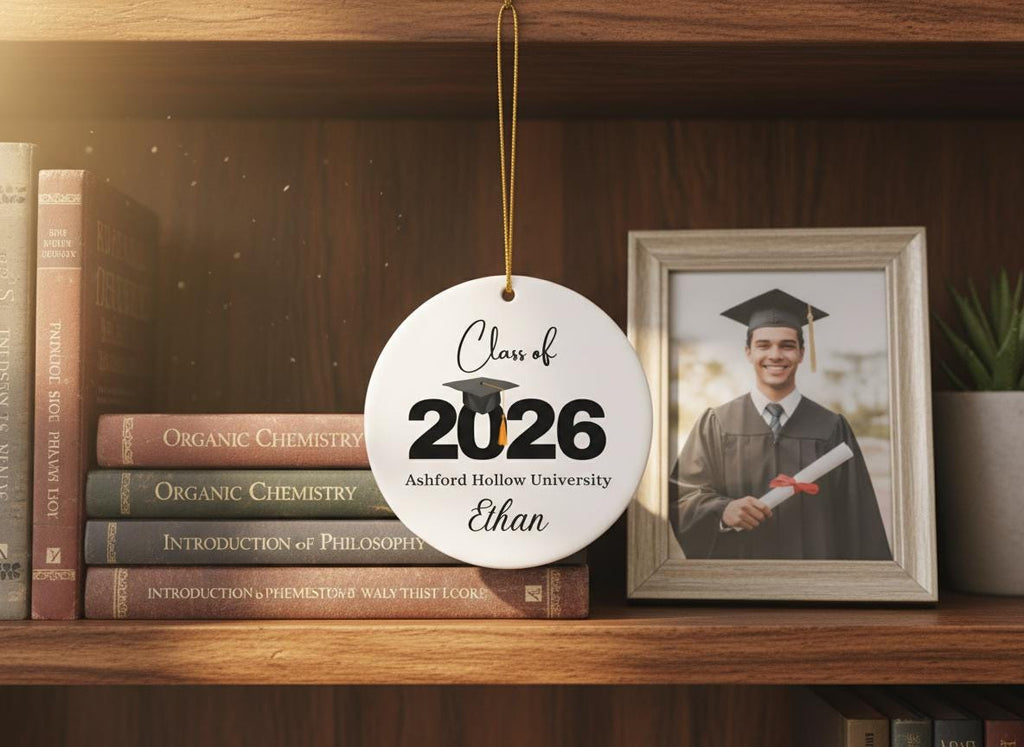 Personalized Senior Ornament Class of 2026 Graduation Gift - photo 3
