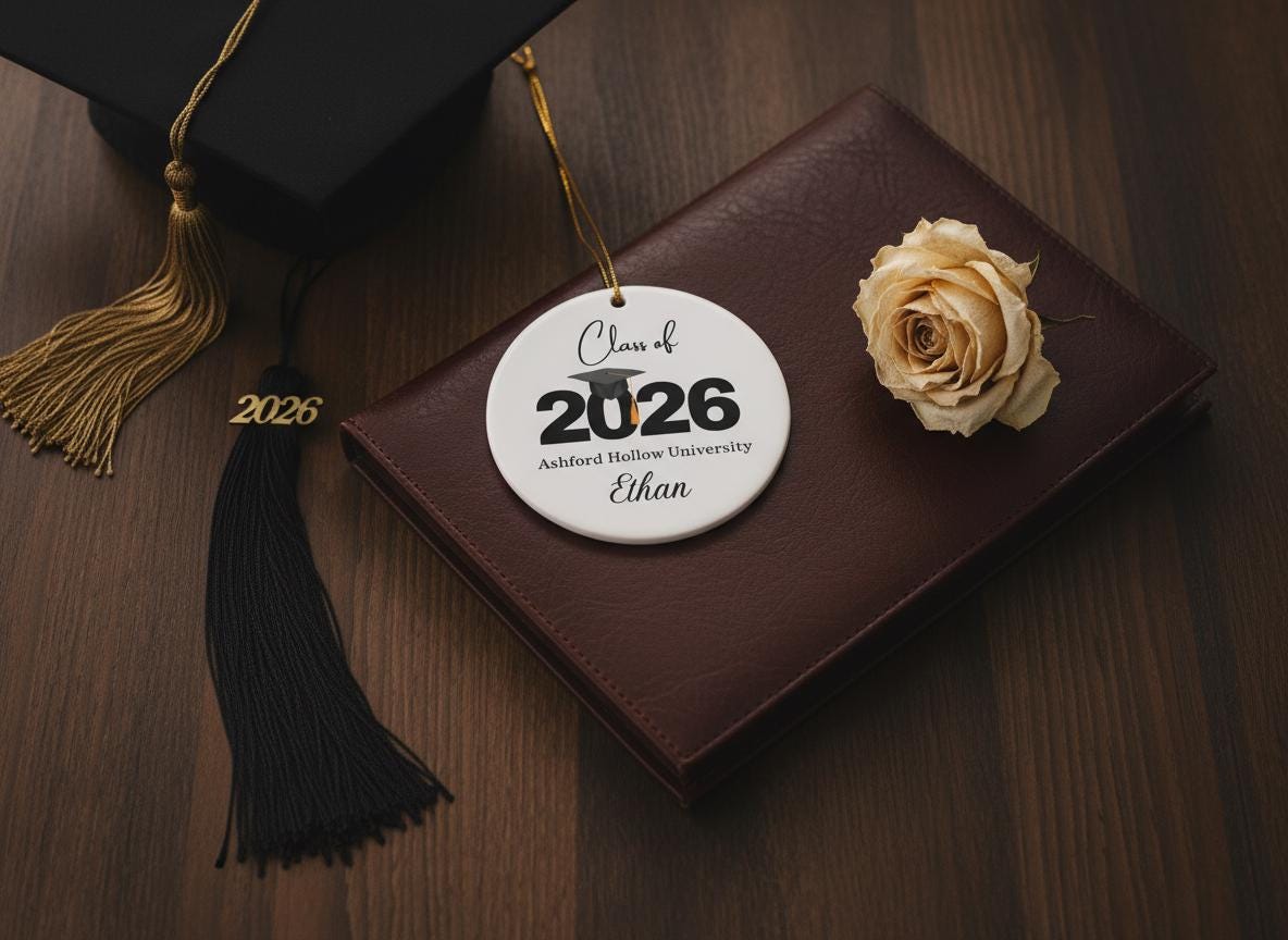 Personalized Graduation Ornament 2026 Graduate Gift, Custom Name Senior Keepsake, High School College Graduation Decor, Unique Grad Gift