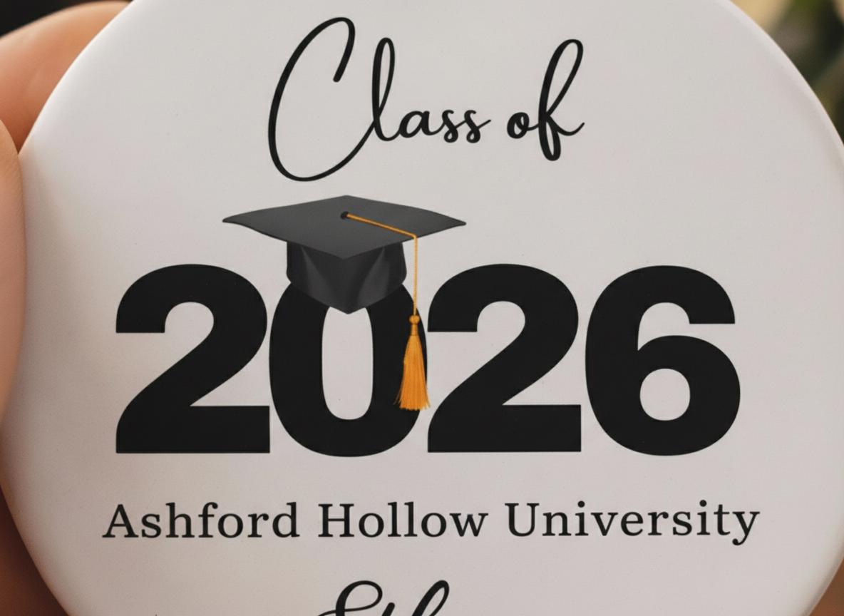 Personalized Senior Ornament Class of 2026 Graduation Gift for Her, Custom Name High School Graduate Keepsake, College Memory Gift Decor