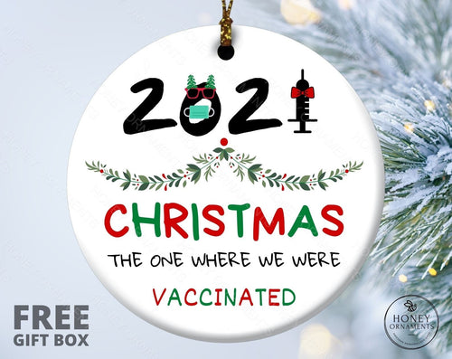 2021 Vaccinated Pademic Ornament